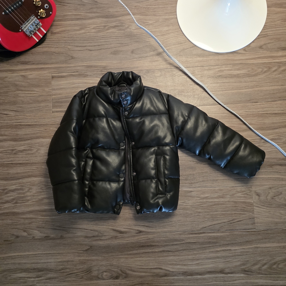 Zara Black Kids Puffer Jacket